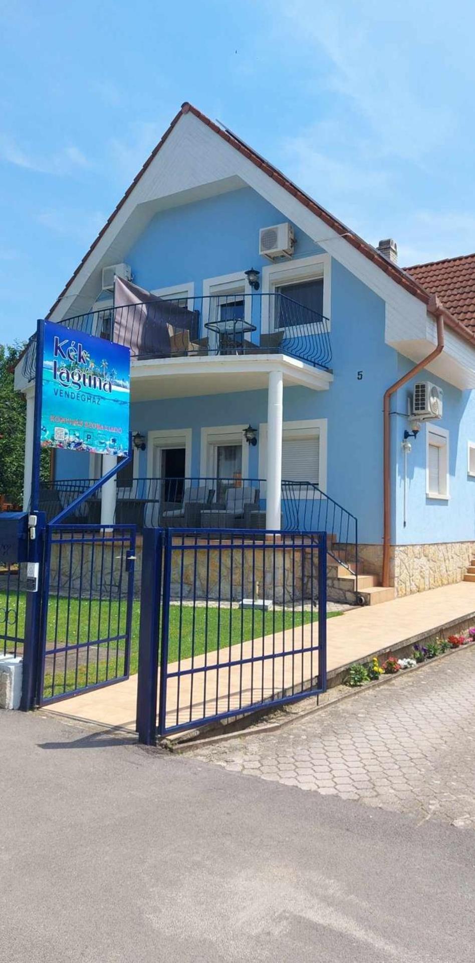Kek Laguna Vendeghaz Balatonfüred Exteriér fotografie